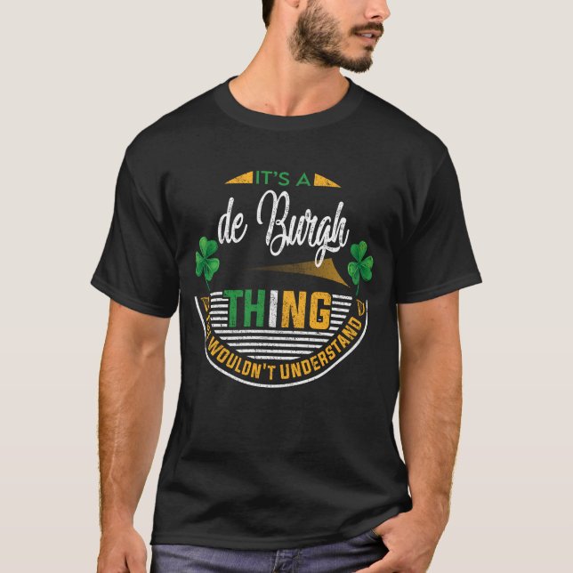 Irish - Det är en de-Burgh Sak T Shirt (Framsida)