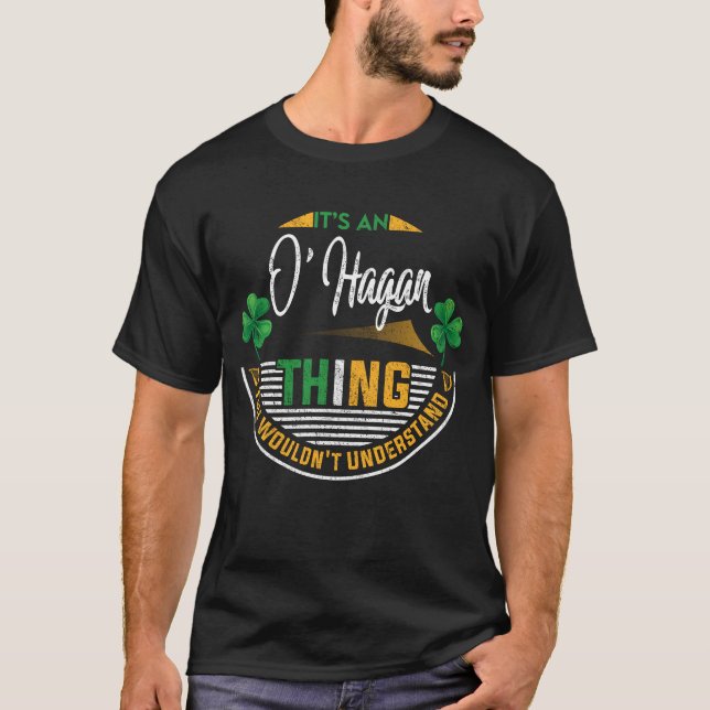 Irish - det är en O'Hagan Sak T Shirt (Framsida)