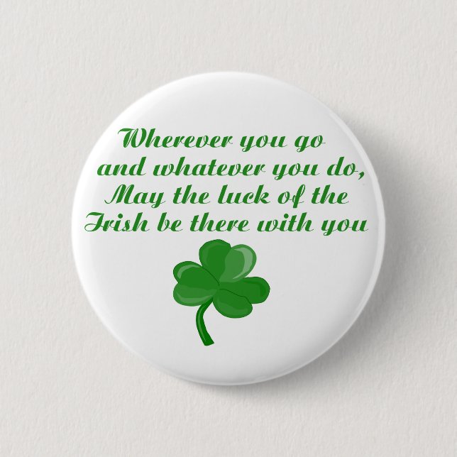 Irish Dikt Button Knapp (Framsida)