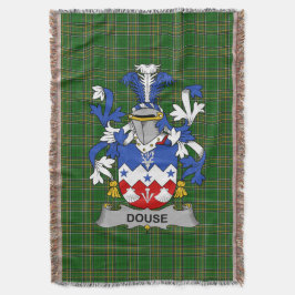 Irish Douse eller Dowse Jackar av Arm Family Crest Filt