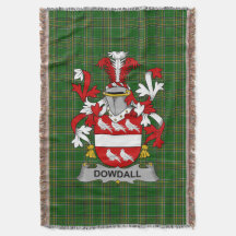 Irish Dowdall Jackar om Arm Family Crest Ireland