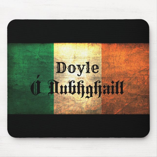 Irish Doyle Family Namn Musmatta (Framsidan)
