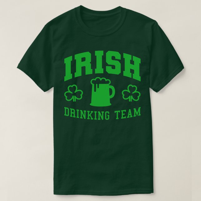 Irish Drinking Team Funny St patricks day T Shirt (Design framsida)