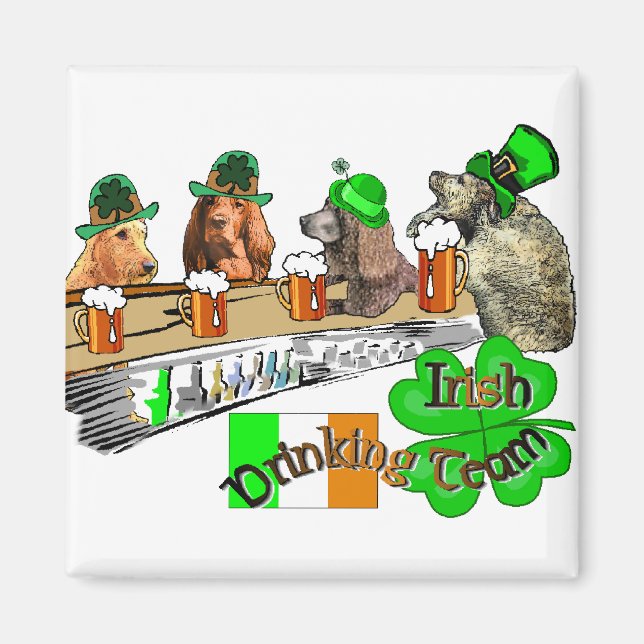 Irish Drinking Team Magnet (Framsidan)