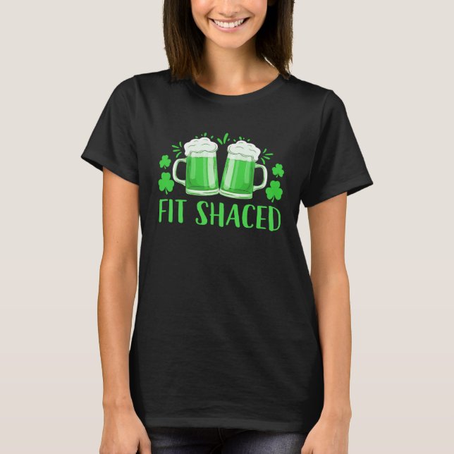 Irish Drinking Team Men St Paddys day Fit Shaced W T Shirt (Framsida)