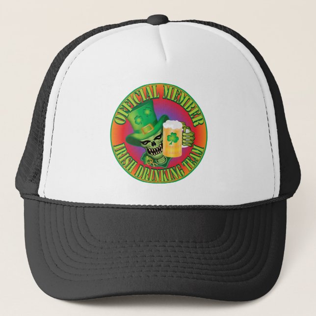 Irish Drinking Team Skull Keps (Framsida)