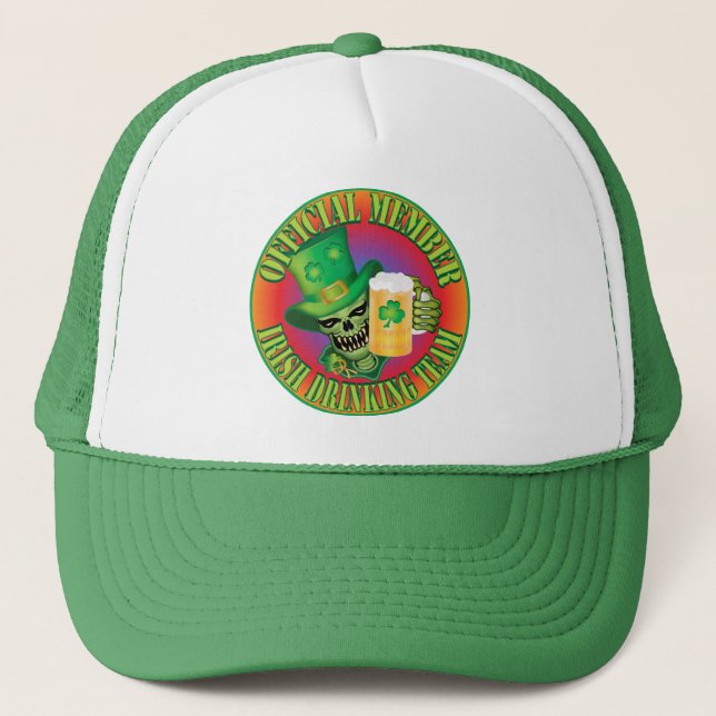 Irish Drinking Team Skull Keps (Framsida)