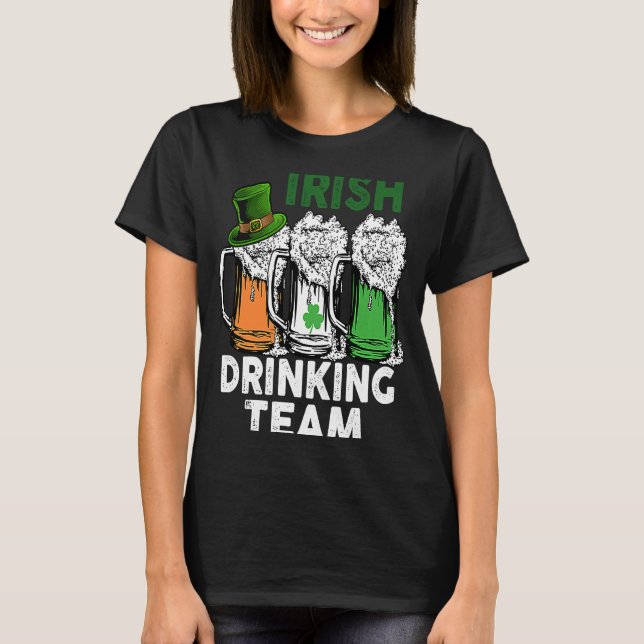 Irish Drinking Team St patrick's day Manar Women L T Shirt (Framsida)
