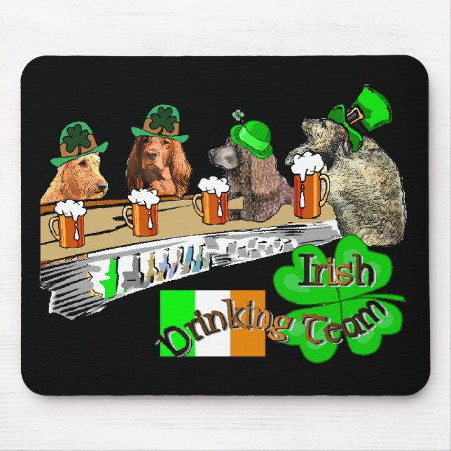 Irish Drinking Team St patricks day Musmatta (Framsidan)