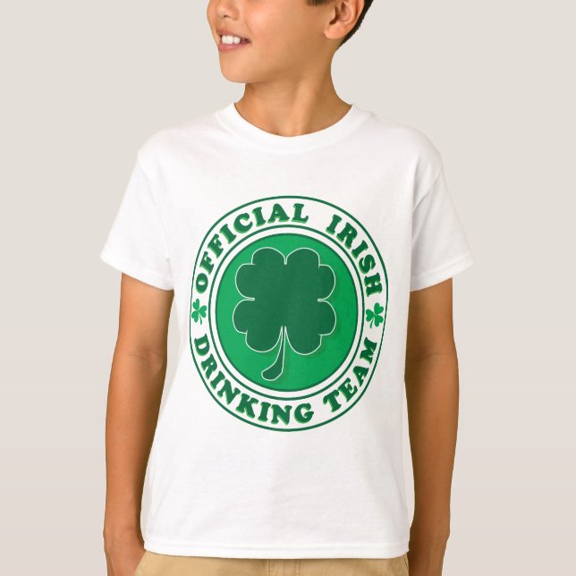 Irish Drinking Team/St. Patrick's Day T-shirt (Framsida)