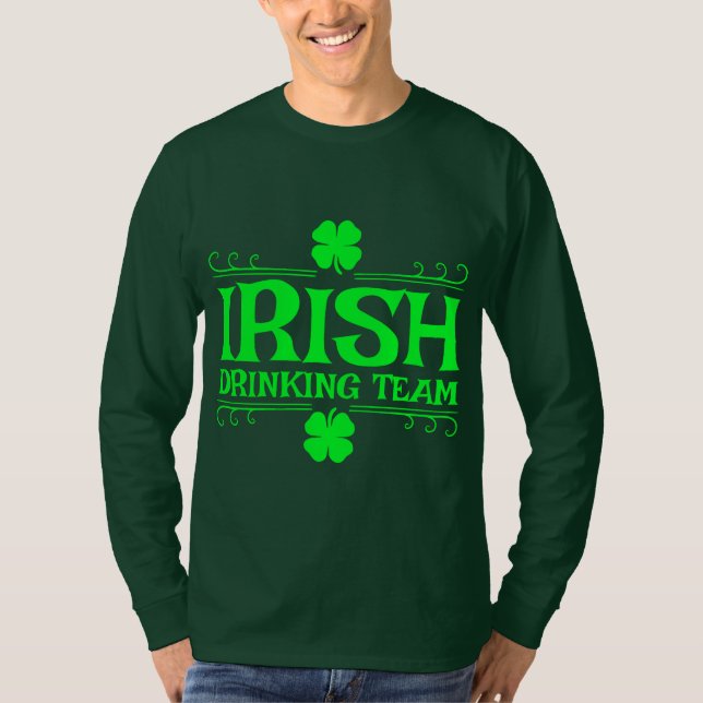 Irish Drinking Team T Shirt (Framsida)
