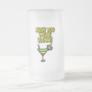 IRISH du var Vodka Funny St patricks day Memine Frostat Ölglas