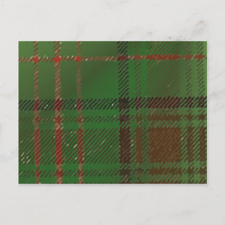 Irish Dublin Play Tartan Vykort