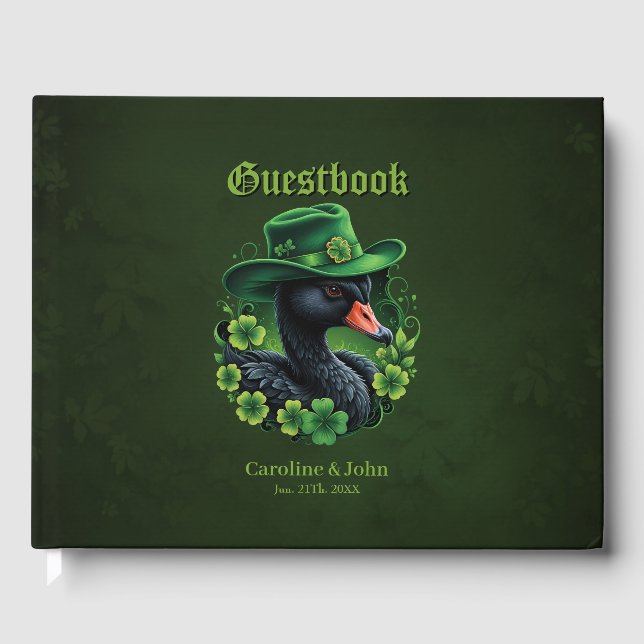 Irish Elegance, The Black Svan of St. Patrick Gästböcker (Framsida)