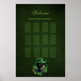 Irish Elegance, The Black Svan of St. Patrick Poster