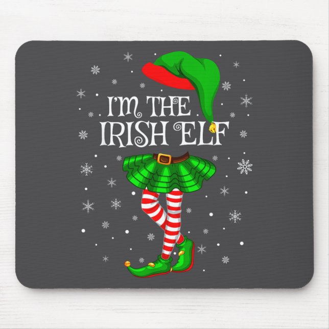 Irish Elf Christmas Matching Family Women Girls El Musmatta (Framsidan)