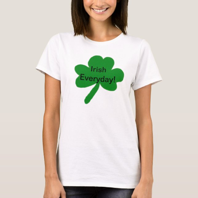 Irish Everaily Shamrock T-Shirt (Framsida)