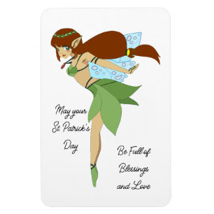 Irish Fairy Flexible Magnet