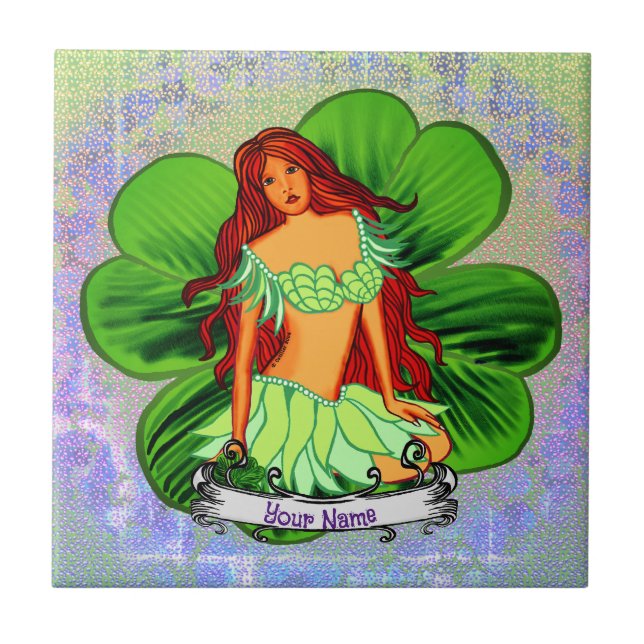 Irish Fairy tile Kakelplatta (Framsidan)