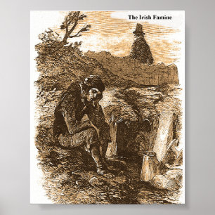 Irish Famine bild samling for poster