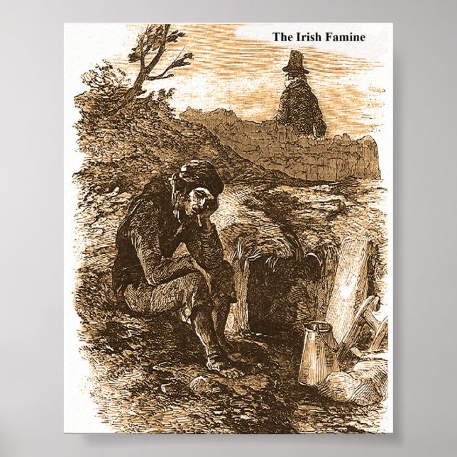 Irish Famine bild samling for poster (Framsidan)