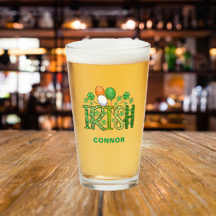 Irish Färg Klöver Namn St patrick's day Beer Glaskopp