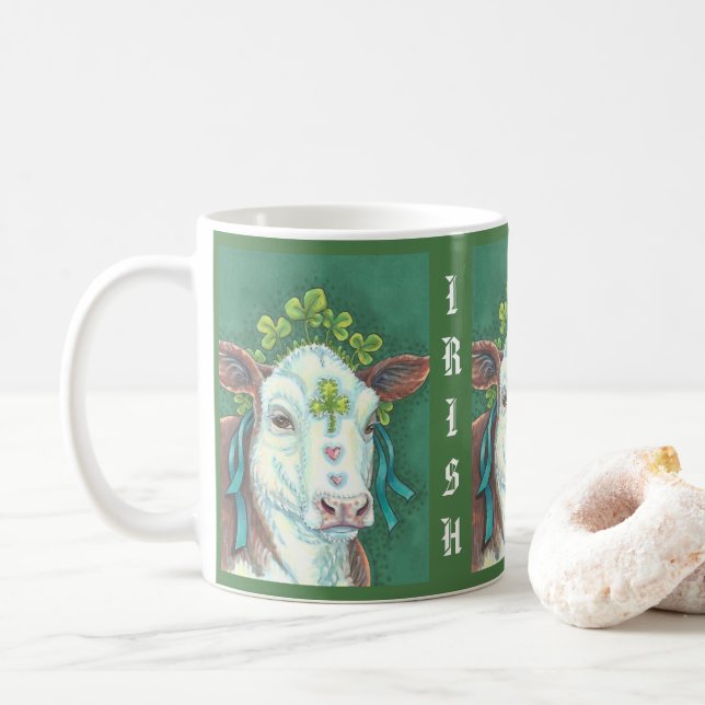 IRISH FARMER ST. PATRICK'S DAY COW MUGG (Med munk)