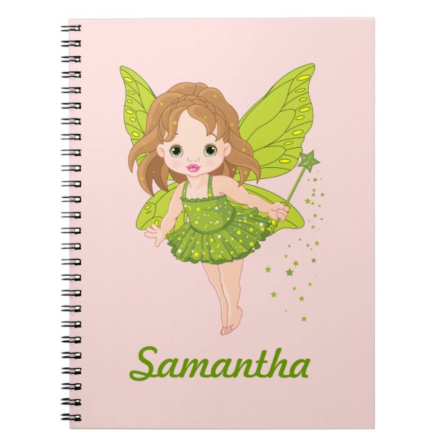 Irish Fe Princess St. Patricks Day Notebook Anteckningsbok Med Spiral (Framsidan)