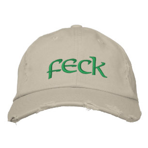 Irish Feck Broderad Keps