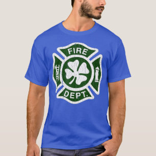 Irish Fire Department Saint Patricks Day Firewar T Shirt