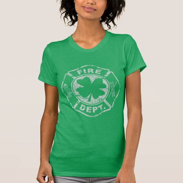 Irish Fire Fighter t shirt (Framsida)