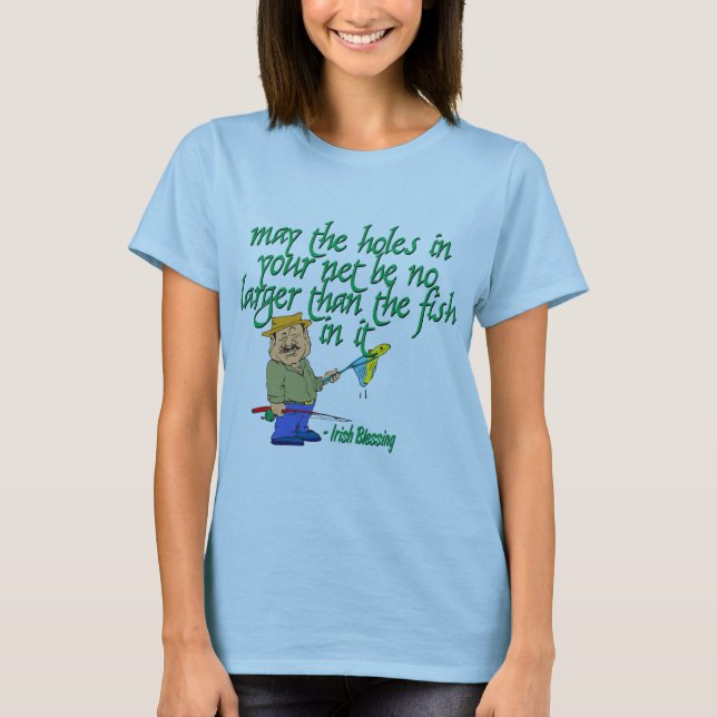Irish Fishing Bluting T Shirt (Framsida)