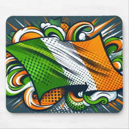 Irish flag Mousepad Musmatta