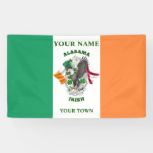 Irish Flagga - Alabama Irish