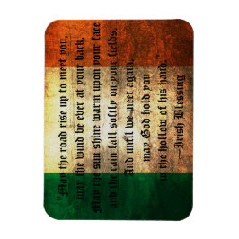 Irish Flagga and Blating Magnet