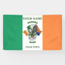 Irish Flagga - Arizona Irish