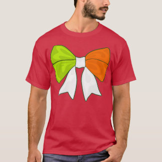Irish Flagga Bow Tie St Patrick Paddy Patty Day T Shirt