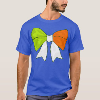 Irish Flagga Bow Tie St Patrick Paddy Patty Day T Shirt