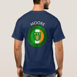 Irish Flagga Celtic Knot - Moore T-Shirt