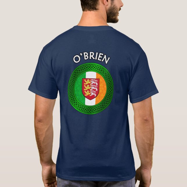 Irish Flagga Celtic Knot - O'Brien T-Shirt (Baksida)