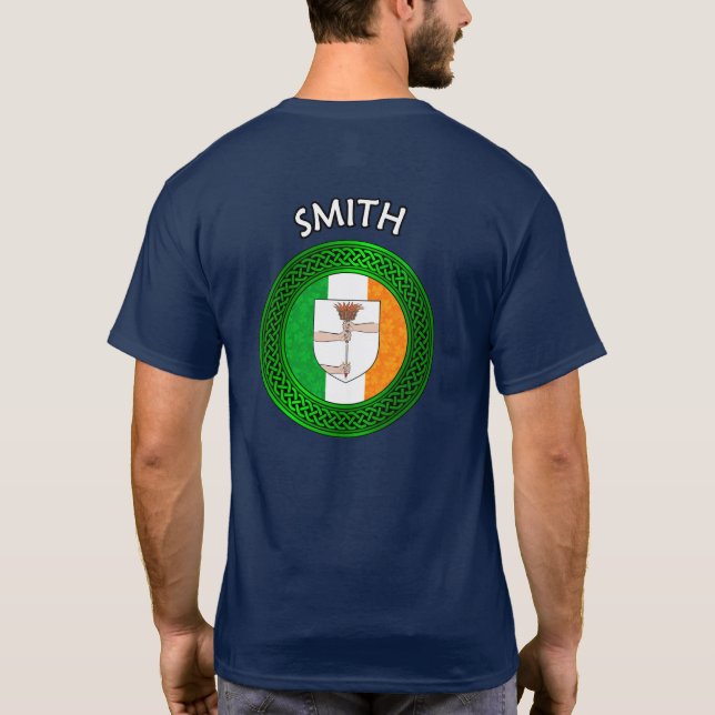 Irish Flagga Celtic Knot - Smith T Shirt (Baksida)
