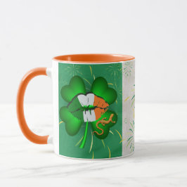 Irish Flagga Coffee Mugg, St. Patrick's Day Mugg