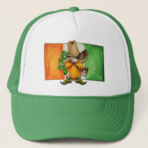Irish Flagga Cowboy Gnome Lucky Keps