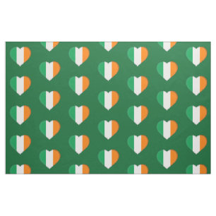 Irish Flagga Cute Irish Hearts Mönster St. Patric Tyg