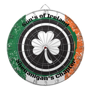 Irish Flagga Dart Board Darttavla