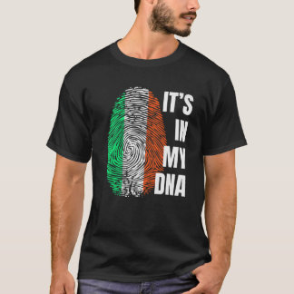 Irish Flagga DNA Fingerprint Ireland St Patrick's T Shirt