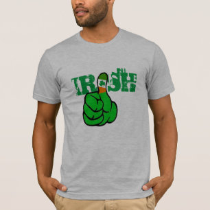 Irish flagga Grönt St patrick's day Lucky Grönt T Shirt