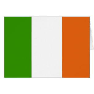 Irish Flagga Hälsningskort