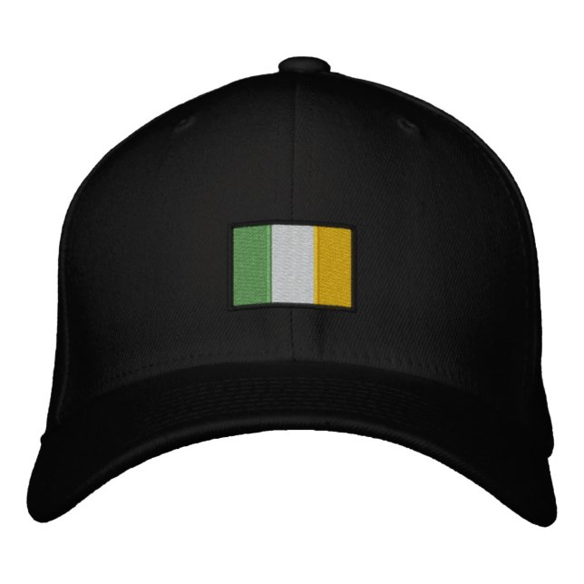 Irish Flagga Hat Broderad Keps (Framsida)