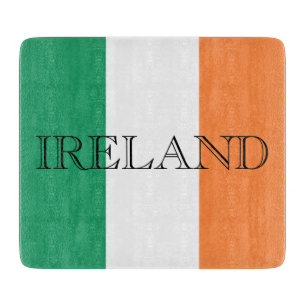 Irish Flagga Ireland Glass Cwing Board
